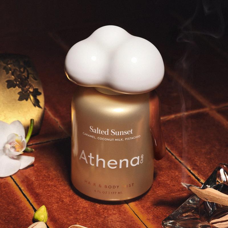 Salted Sunset - Athena Club Hair & Body Mist | Fine Fragrance | Lightweight & Layerable | Long-Lasting Wear | Dual-Purpose for Hair + Body