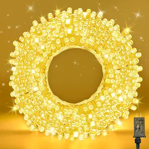 210 LEDs Warm White LED String Lights - 70FT Transparent Wire,  & Connectable Christmas Tree Lights for Indoor Outdoor Holiday Decor