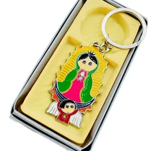 12pcs Virgen de Guadalupe keychain, Baptism, Favors