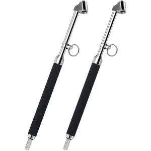 Tire  Gauge Dual   Tire  Gauge 10-150PSI, Heavy Duty Stainless Steel Tire Gauge with Two-Sided  Scaleplate for   RV Van 2 Pack