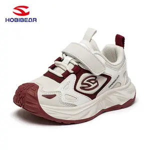 HOBIBEAR 2026 New Collection Kids' Four-Season Shoes: Non-slip sole, Hook and Loop Closure，toe protection, stylish and sporty children's shoes.