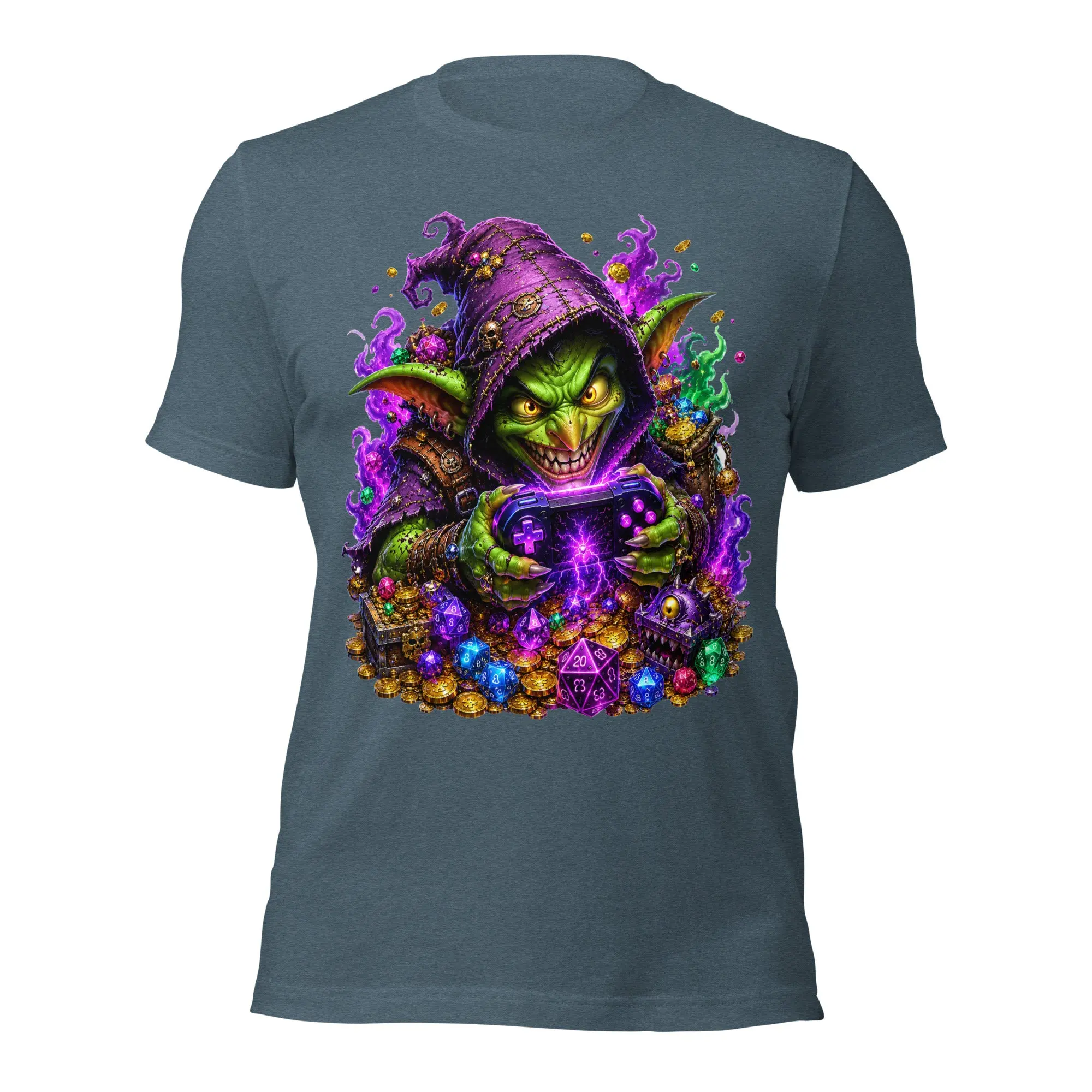 Dice Goblin Gamer – Loot Hoarder Gaming T-Shirt