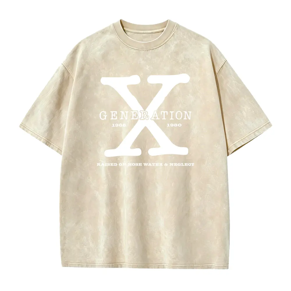 Gen X Colors TShirt Generation X T-Shirt Gen X TShirt Generation X Shirt Raised on Hose Water and Neglect Shirt Generation X