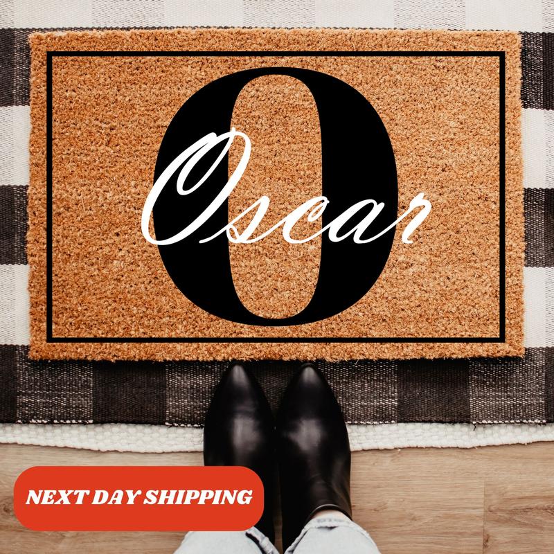 Custom Doormat, Name Doormat, Custom Housewarming Present, Family Welcome Mat, Outdoor Decor, Monogrammed Doormat, Coir Doormat, Housewarming Gift, Home Decor, Welcome Doormat, Personalized Gift, Doormat