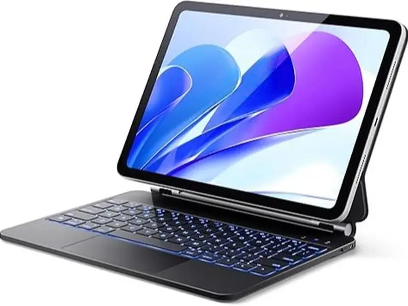 【CHESONA】Magic-Style Keyboard Case for iPad Air 13 Inch (M4 2026/M3 2025/M2 2024), iPad 11th(A16 2025)/10th(2022), iPad Pro 13 (M5 2025/M4 2024),Multi-Touch Trackpad with 7 Color Backlit, Floating Cantilever Stand Wireless Keyboard ，black-2