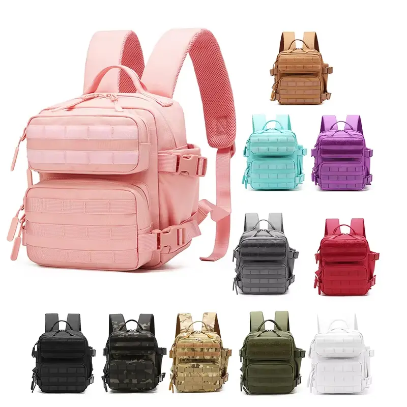 Mini Tactical 9L Backpack Camping Gym Backpack Outdoor For Men Women Small Bag Daily Fitness Cycling Hiking Schoolbag Rucksack