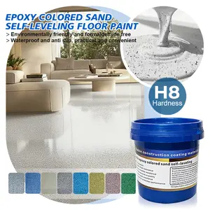 Colorful Epoxy Flooring Paint - waterproof, resistant to friction - suitable for both indoor and outdoor use