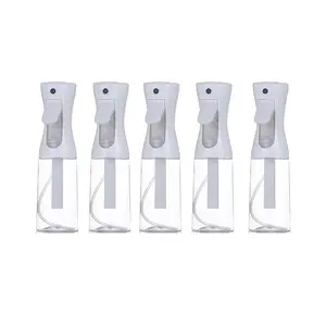 【GROOSHA 】5 count Beauty Spray Bottle - Continuous spray bottle for hair, cleaning, plants, pets, hairdressers, salons, Essential oil fragrance (7.04 oz.)