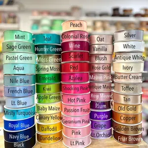 Satin Ribbon 50 yards Single Face Ribbon 1.5”