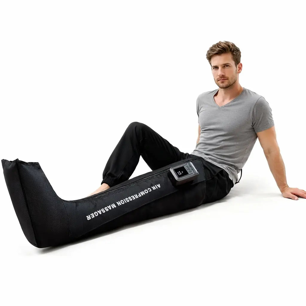 Leg Compression Boots Massager Wireless Type C Charging Full Leg Air ...