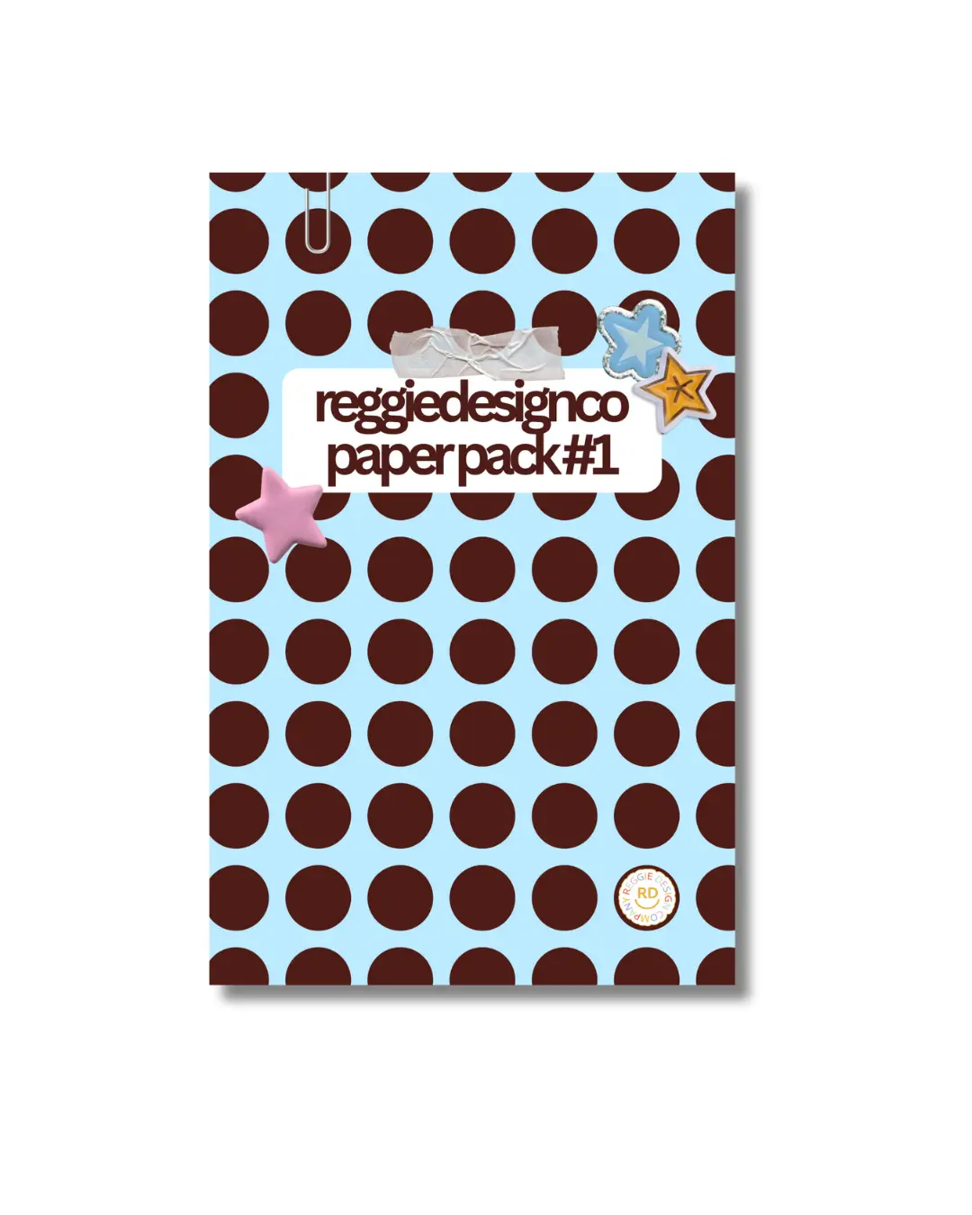 Blue + Pink Paper Pack | Scrapbooking & Journaling Paper