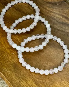 Rose Quartz 6mm Sphere Bracelet