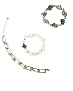 Shyanne Women's Women'S Cactus Turquoise Beaded Bracelets 3-Set - Pb6181
