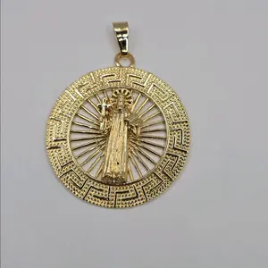 SAN BENITO/ SAINT BENEDICT Pendant only NO CHAIN gold-plated big pendant