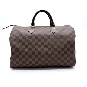 Pre-owned Louis Vuitton Speedy 35 Shoulder Bag Damier Ebene