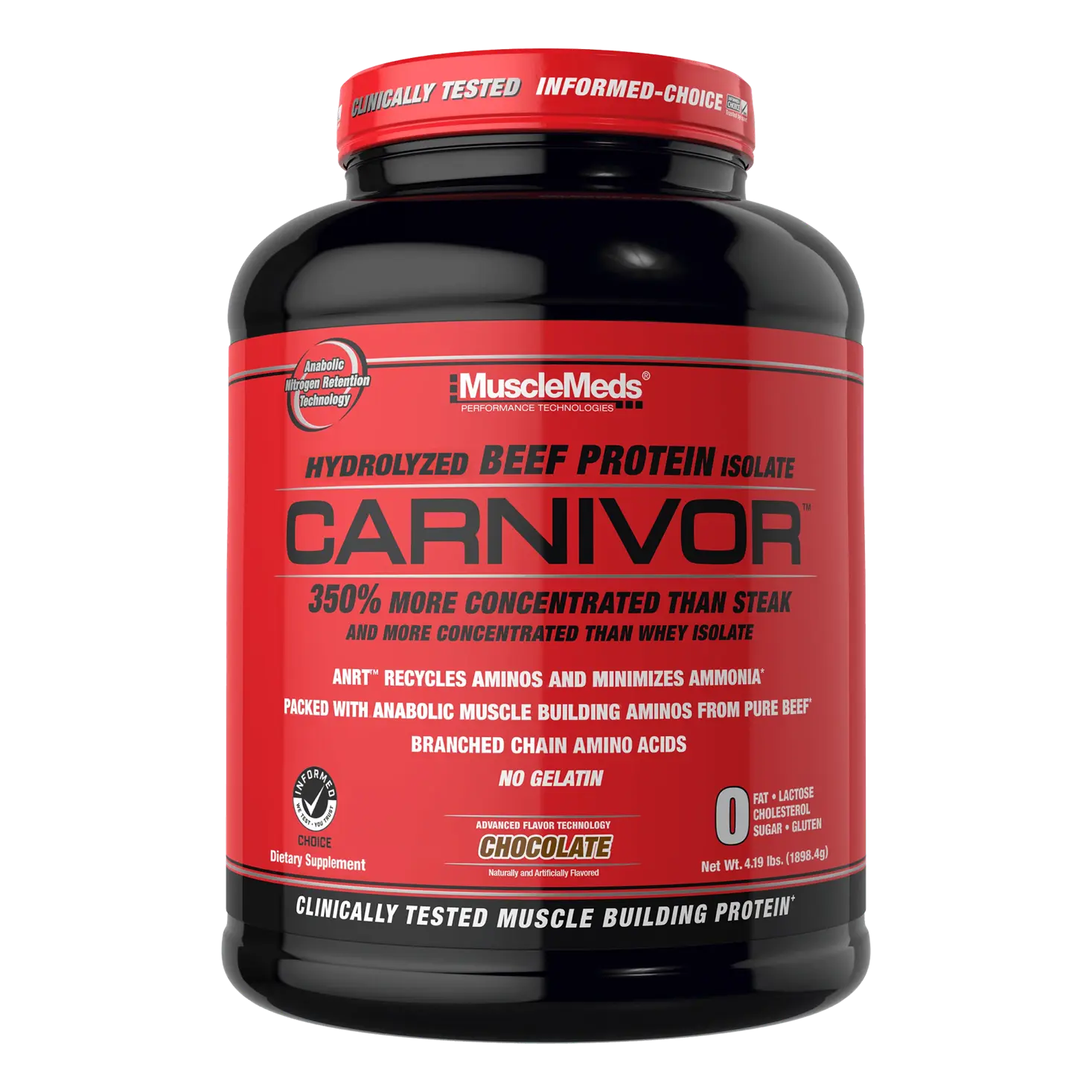 CARNIVOR Beef Protein Powder, 4lbs