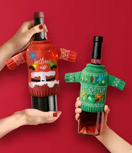Light up wine sweaters