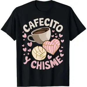 100 Percent Cotton Latina Mexican Concha Shirt Featuring Cute Baked Concha Pastry Graphic Soft Comfortable Unisex Tee Celebrating Mexican Culture With Colorful Pan Dulce Conchas Design Casual Everyday Streetwear Top Fun Food Lover Gift Trendy Latin Style