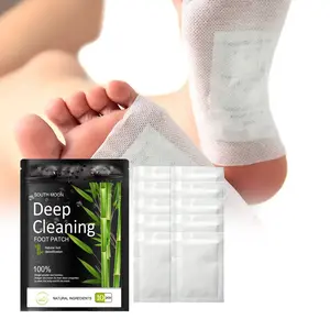 20PCS Natural Herbal Foot Detox Pads – Ginger & Bamboo Cleansing Patches for Relaxation, Stress Relief, Better Sleep & Daily Wellness Care