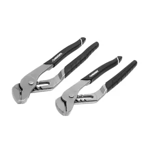 Husky 2-Piece Groove Joint Pliers Set - Durable Design for Versatile Applications tool kit ratchet wrench Professional Automotive