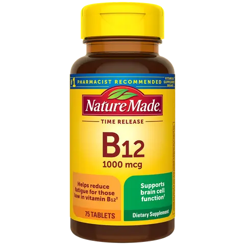 Vitamin B12 Time Release 1000 mcg Tablets