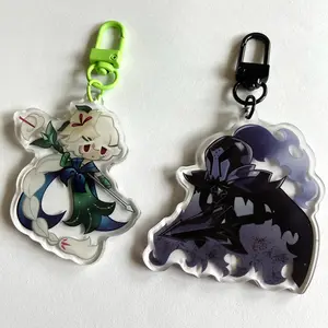 Cookie Run Acrylic Keychains - White Lily & Silent Salt! CRK Cute, Durable, And Perfect For Bags, Keys, Or Gifts. Great For Daily Use Or As Thoughtful Little Gifts For Your Friends And Yourself.