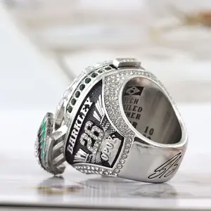 Wing pop-up design ring 2024 2025 solid wood box 2025 New design Player No. 1 Player No. 26 size 8-14