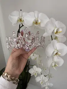 Blush Pink Crown Tiara