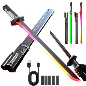 Sparkblade Sword with Sparks, LED Light and Spray Effect, Sound Feedback Perfect for Cosplay, Halloween, and Display