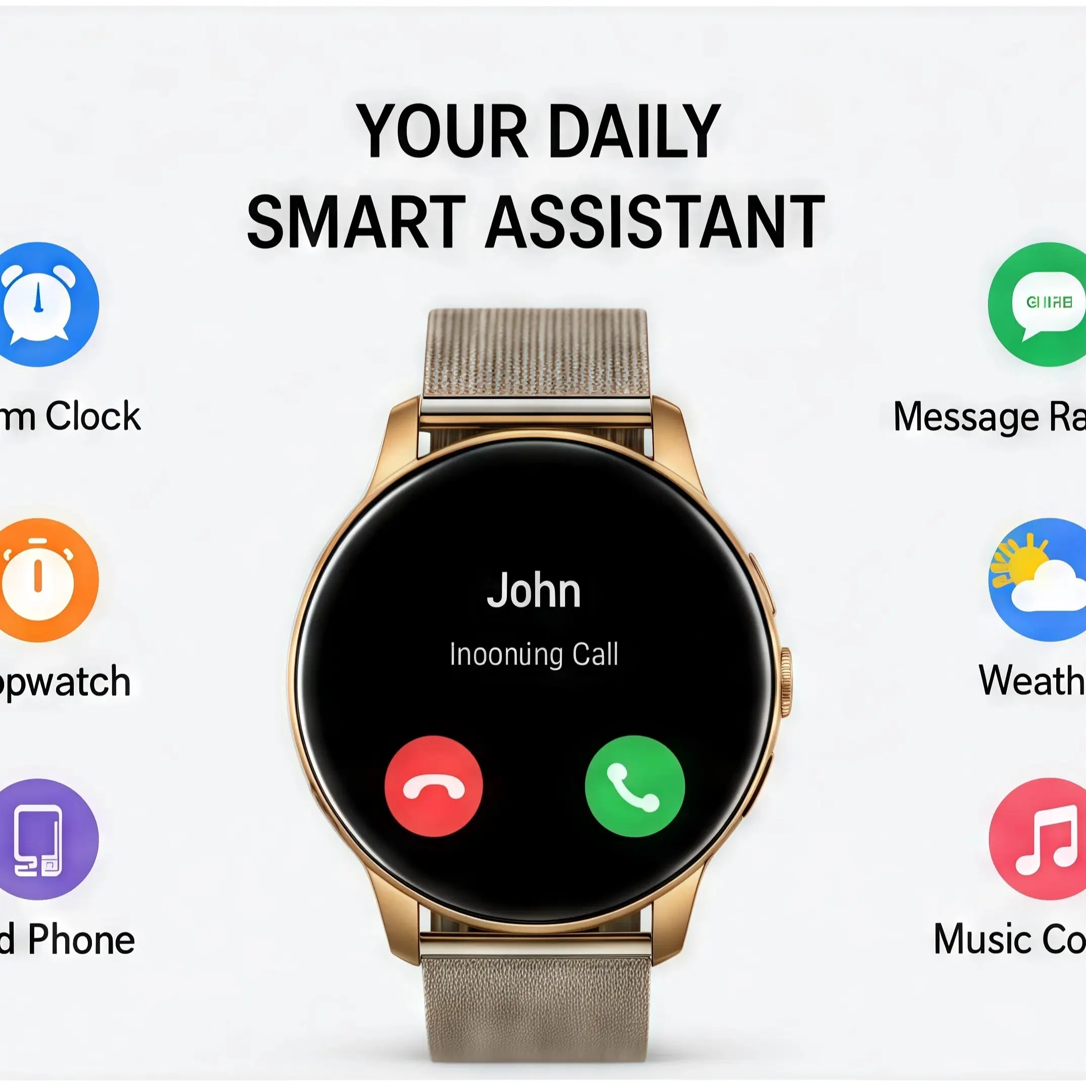 Livestream-Ready Smartwatch, Wearable Smart Device for Phones & Electronics Category, Devices