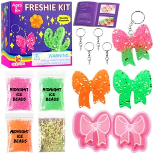 Team Work DIY scented Butterfly craft car freshies or Keychain Making Kit - Create Custom Scented Keychains at Home