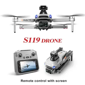 2026 New Laser Obstacle Avoidance Drone 5.6inch Screen Controller GPS Drone 3KM Flight Distance and 300M Flight Altitude 25-minute Long Battery Life Optical Flow Hovering Technology, Forward and Backward Rolling.