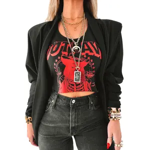 CROPPED OUTLAW WOMEN GRAPHIC BOYFRIEND TANK