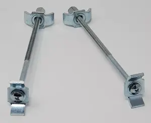 One Pair Joint Fasteners Adjustable Recessed Work Surface Countertop Bolts – 5 7/8" Steel