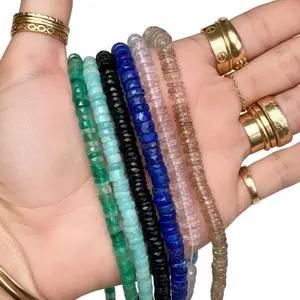 PACHAMAMA  🌎 Semi Precious Stones Necklace 16" + 2" extension