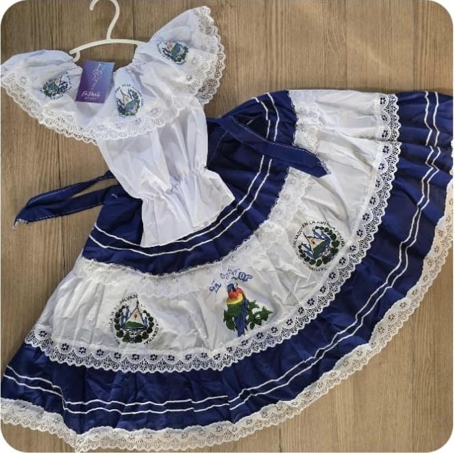 El Salvador Traditional Dresses - Authentic El Salvadorian Costume with Blue and White Accents Clothes - TikTok Shop El Salvador Traditional Dresses - Authentic El Salvadorian Costume with Blue and White Accents Clothes - TikTok Shop