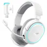 Picun G2 Over Ear Wireless Gaming Headset, 5ms Lagfree Play, 2.4Ghz USB PC Accessories, 7.1 Surround Sound, 100-Hr Playtime, Bluetooth 5.3, Type-C, ENC Noise Canceling Mic, RGB Light, for PC PS5 PS4 Mac Switch FPS Gamers,techvibes