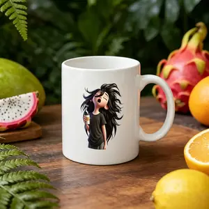 11oz Scream Therapy Ceramic Mug, Anxiety Relief Drinkware for Stressed Individuals, Let It Out Kitchenware Cup