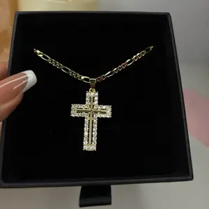 14k Jesus Cross necklace