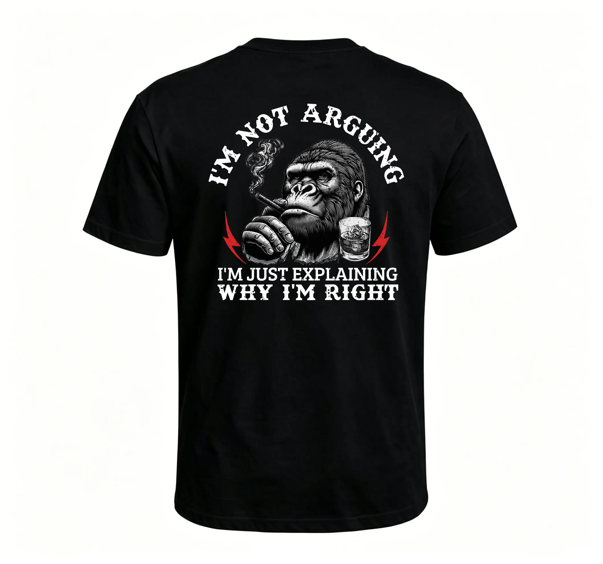 I'm Not Arguing I'm Just Explaining Why I'm Right Monkey T-shirt