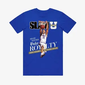 Shane Battier Duke Basketball T-Shirt, Slamu Duke Blue Devils Shirt, Royalty 2001 Champs 25 Year Later Shirt