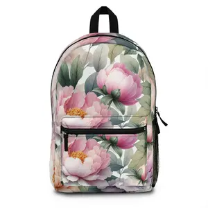 Whimsical Peony Garden - Backpack