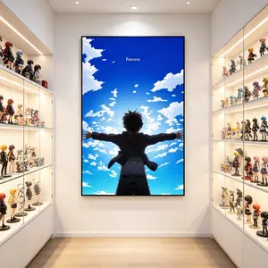Eren Yeager "Freedom" Quote Poster - Attack on Titan Anime Wall Art, Motivational Manga Print, Aesthetic Decoration for Teen Bedroom, Living Room & House, Bedroom Decor