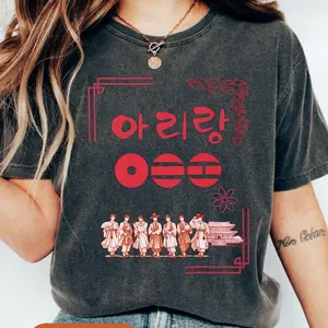Bangtan Arirang World Tour inspired K-Pop Hanbok Design Korean Culture fan Graphic Shirt, Concert Fan Friend Gift