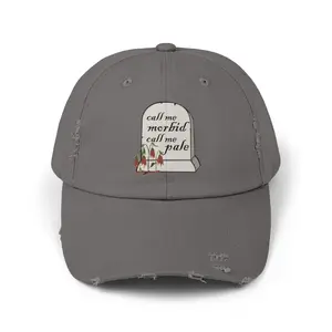 Call Me Morbid Call Me Pale The Smiths Morrisey Inspired Distressed Cap By Heyday Press