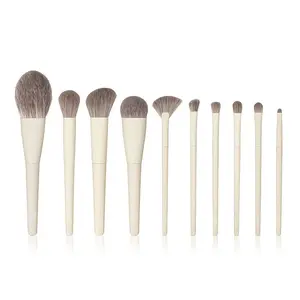 Makeup Brush Set, 10pcs/set Multifunctional Makeup Brush with Soft Bristles, Professional Makeup Tools for Foundation, Blush, Concealer & Eyeshadow, Eyeshadow Brushes, Highlighter Brush, Beauty, Face Makeup Brush, Makeup Brush Kit