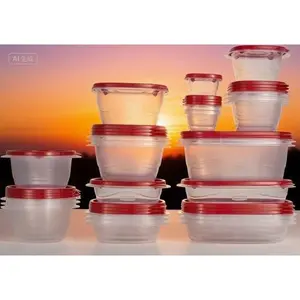 26-Piece Clear Food Storage Containers Set, Leak-Proof BPA-Free Plastic Meal Prep Containers, Reusable Airtight Lids for Leftovers, Dishwasher Safe Stackable Kitchen Organizers