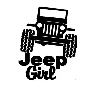 Jeep Girl Decal