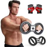 HOTWAVE Chest and Arm Trainer, Stainless Steel Rotator Exercise Equipment with Adjustable Resistance for Home Fitness Workout and Power Training, Home Fitness Equipment, Multifunctional Workout Station, Adjustable Workout Equipment