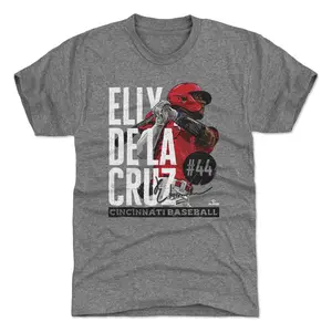 MLBPA Elly De La Cruz | Cincinnati Player Name | Premium Tri-Blend Graphic T-shirt